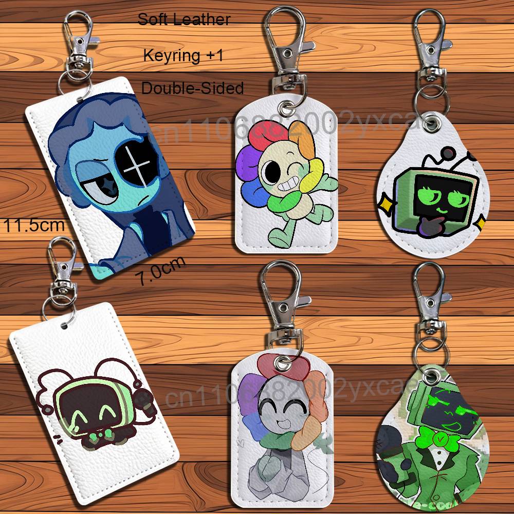 Lanyard Badge Holder - حامل مفاتيح جلدي بتصميم لعبة في