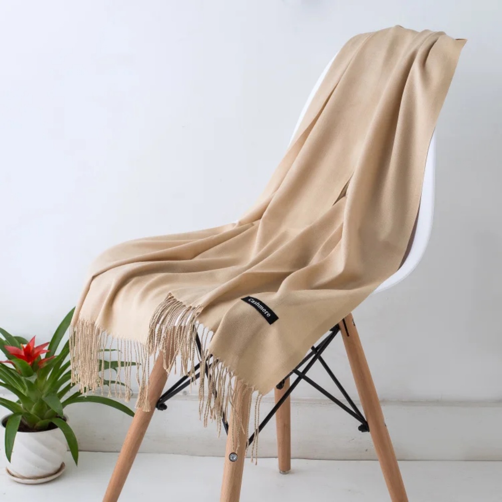 Stole Wedding Shawl - وشاح طويل من الكشمير للنساء ،