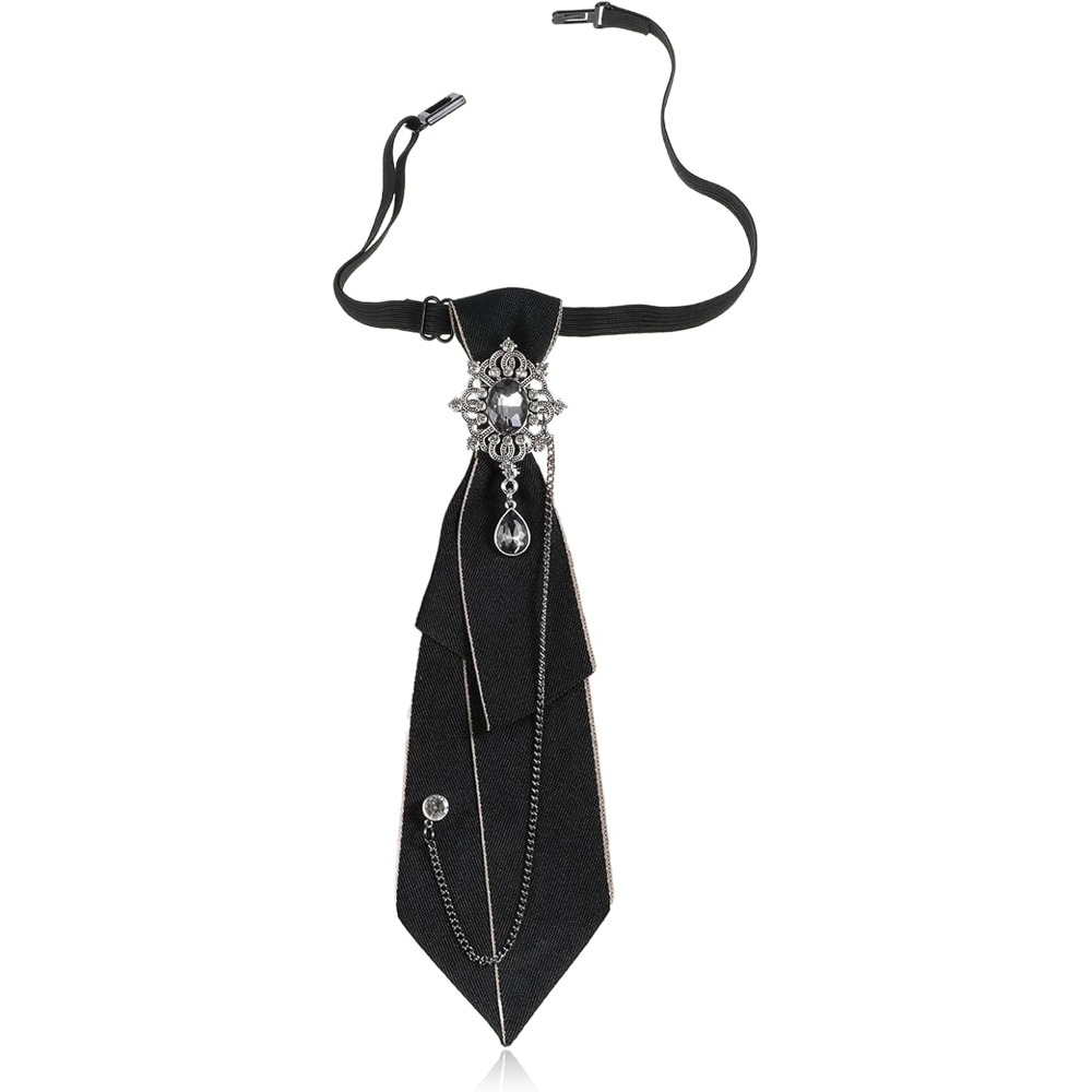 Bow Tie Pre Tied - ربطات عنق مرصعة بالأحجار الكريمة: ربطة