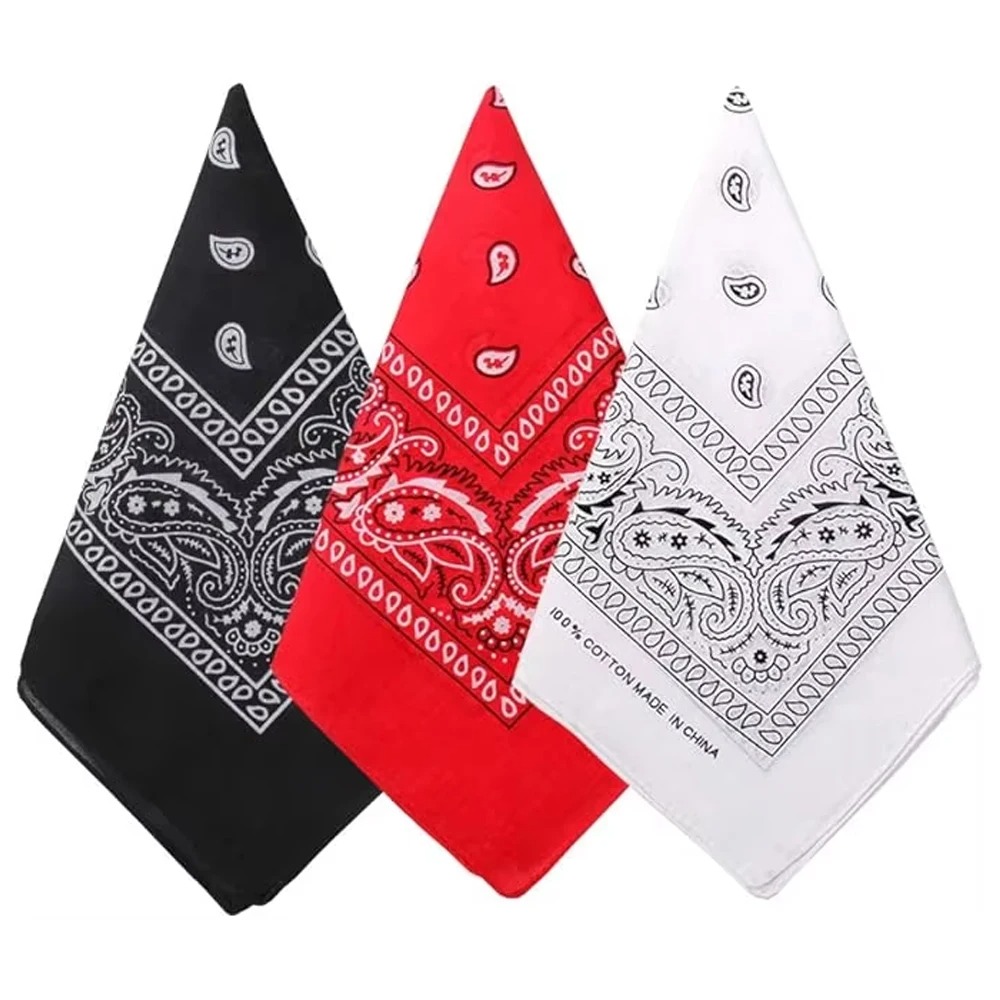 Handkerchief Cotton Men - باندانا للجنسين للرجال والنساء، وشاح رأس