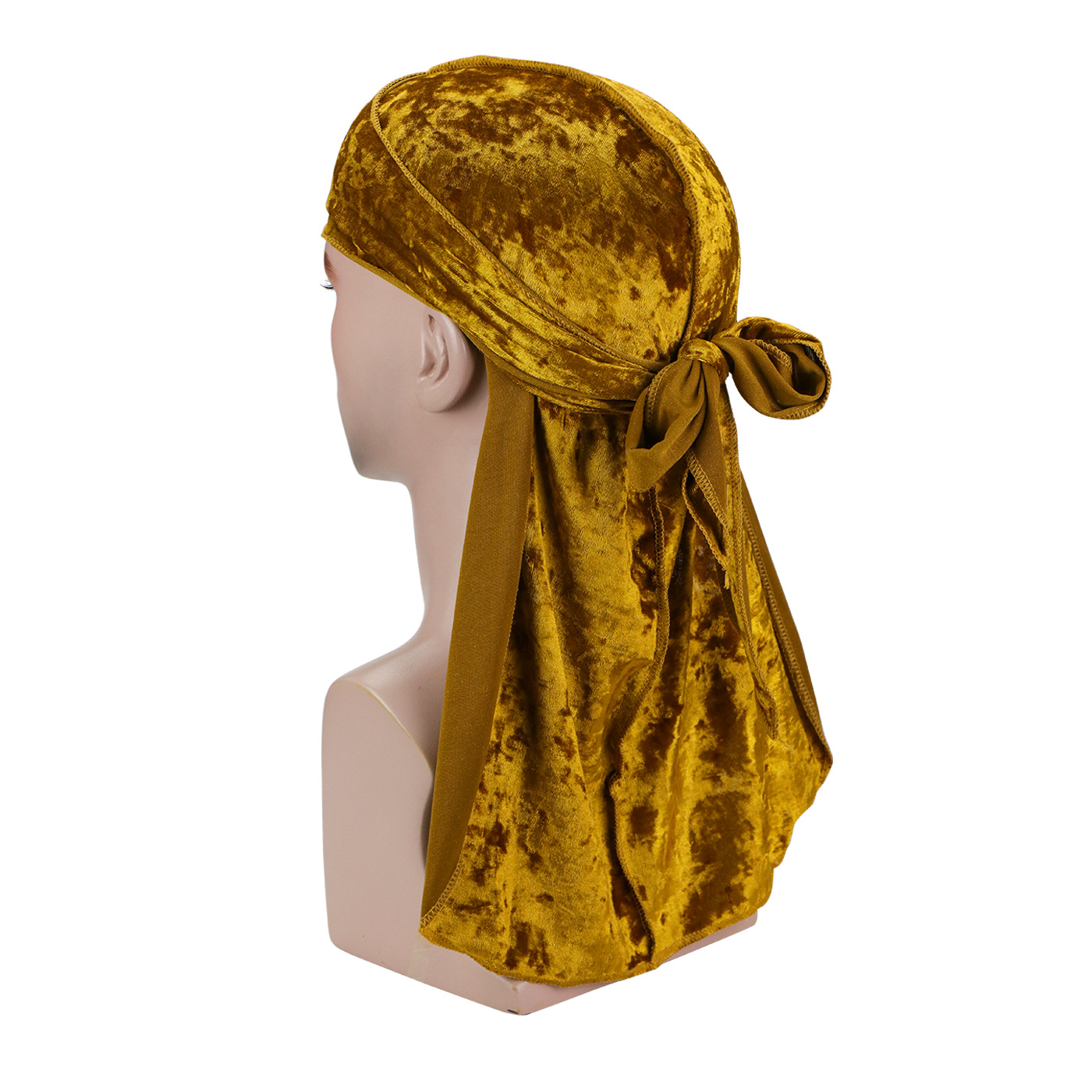 Bandana Doo Rag - للجنسين الماس المخملية Durag باندانا للرجال