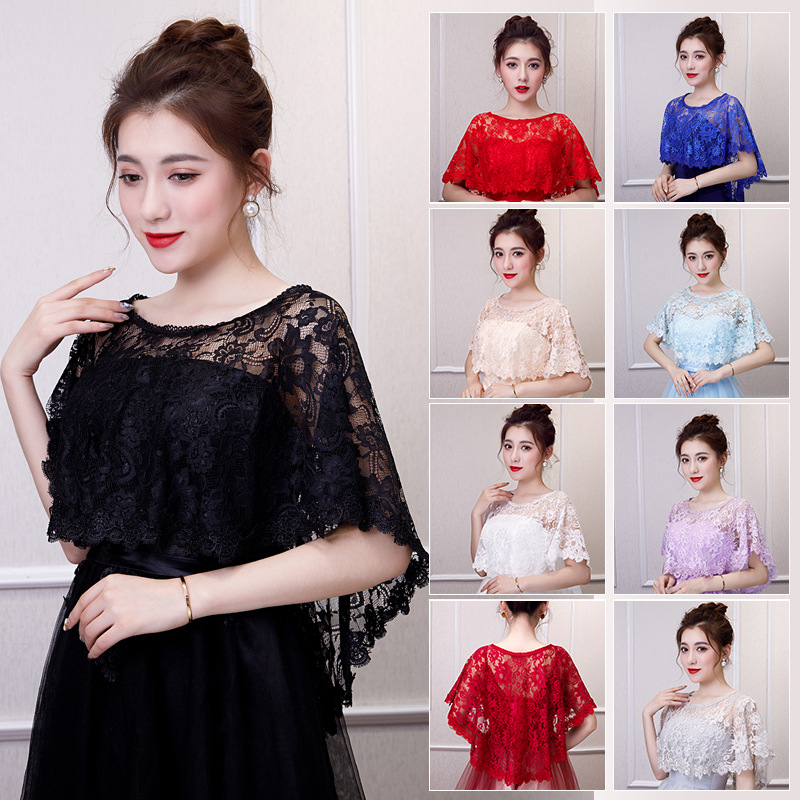 Stole Wedding Shawl - رائجة البيع الدانتيل الزفاف التفاف سترة