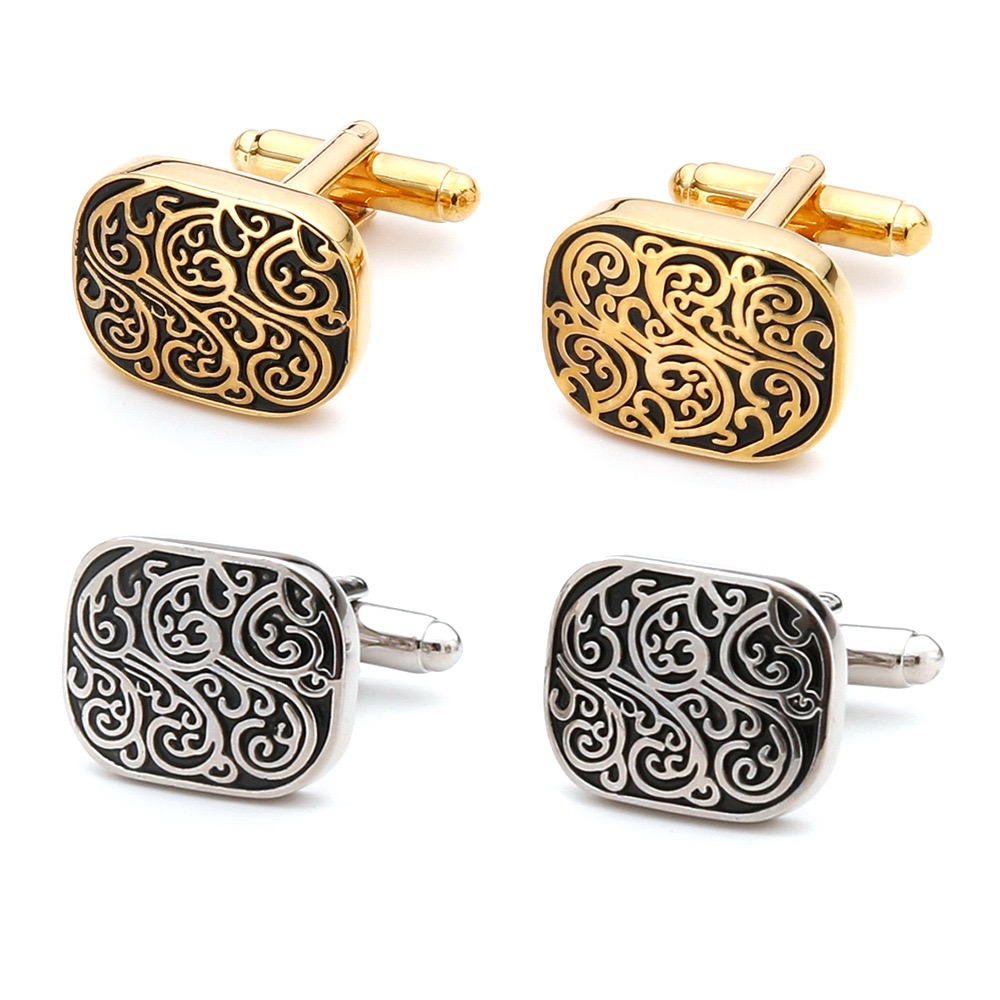Tie Clip Silver - عالية الجودة الذهب أزرار أكمام خمر