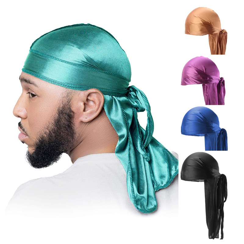 Bandana Doo Rag - خرقة دوو بذيل طويل قابلة للتنفس