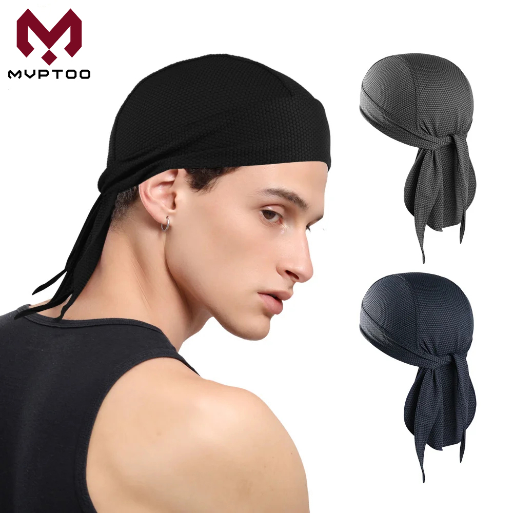 Bandana Doo Rag - باندانا سريعة الجفاف للتبريد، وشاح رأس