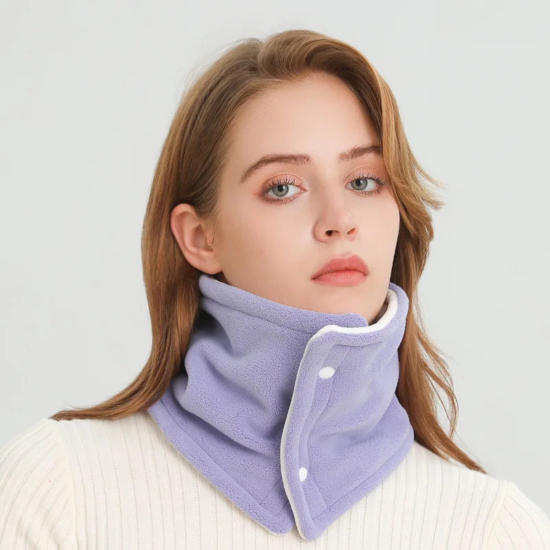 Infinity Scarf Knit - وشاح رقبة سميك من القطيفة للرجال