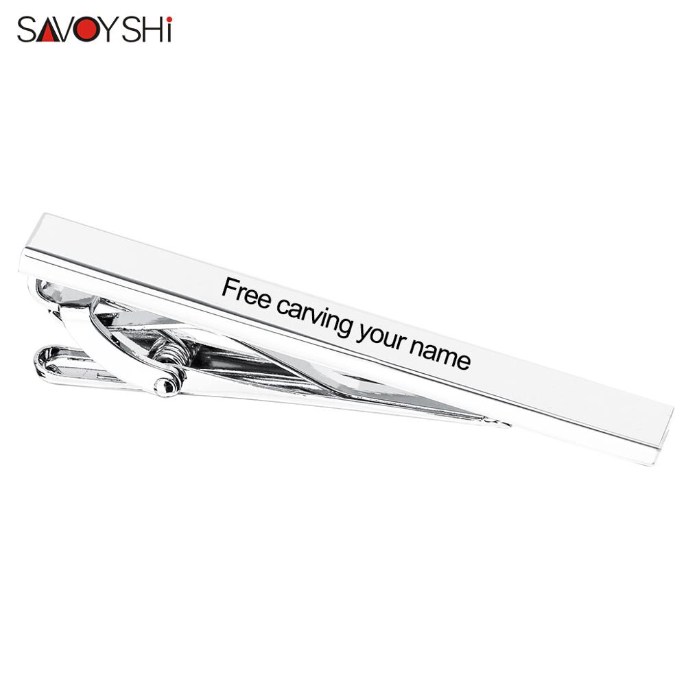 SAVOYSHI الحرة النقش اسم أزرار - مراجعة Tie Bar Set Gift وسعره
