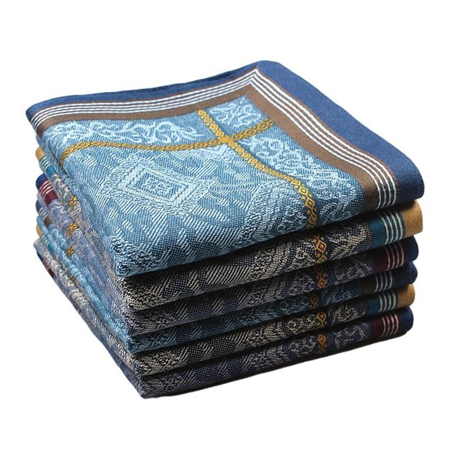 3x مناديل جيب رجالية للاحتفالا - مراجعة Handkerchief Cotton Men وسعره