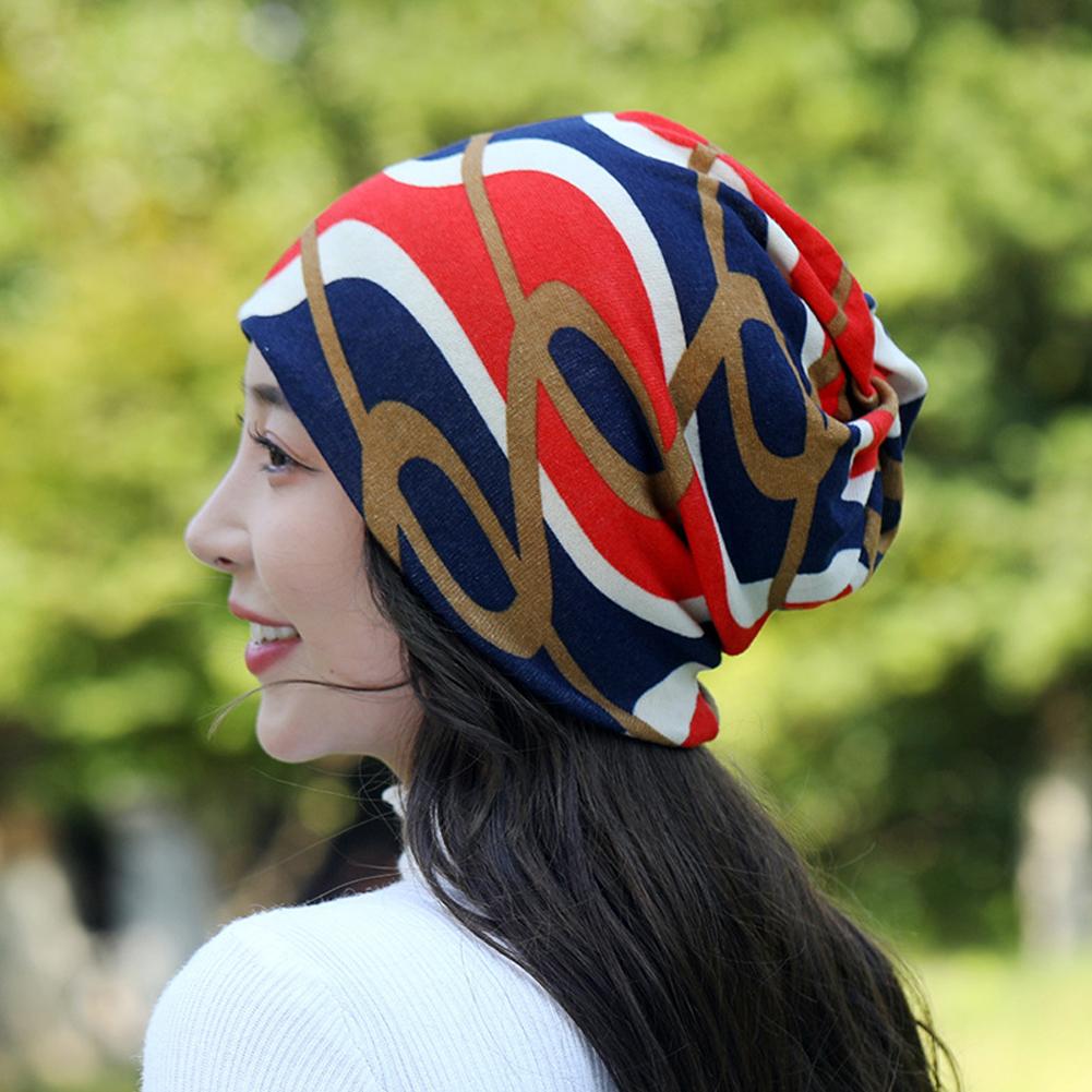 قبعة بيني نسائية قطنية فضفاضة، - مراجعة Infinity Scarf Knit وسعره