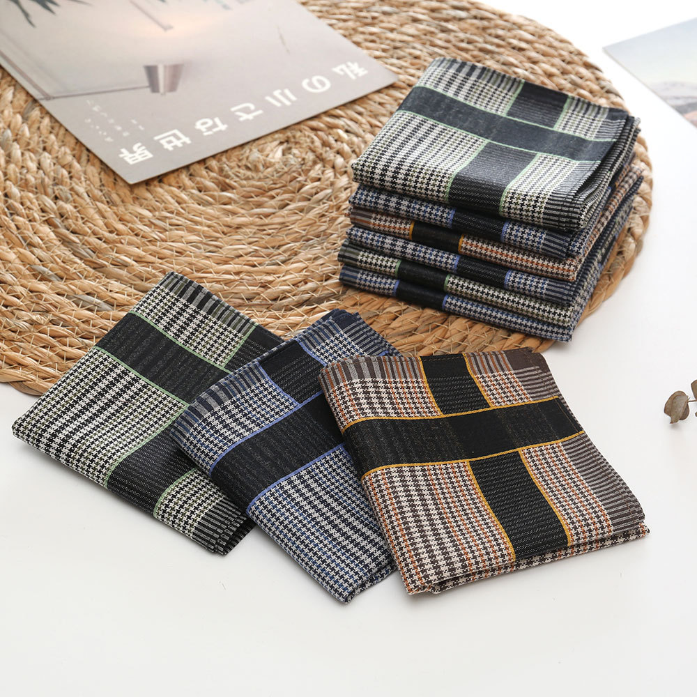 3/6/12 قطعة الرجال منديل من ال - مراجعة Handkerchief Cotton Men وسعره