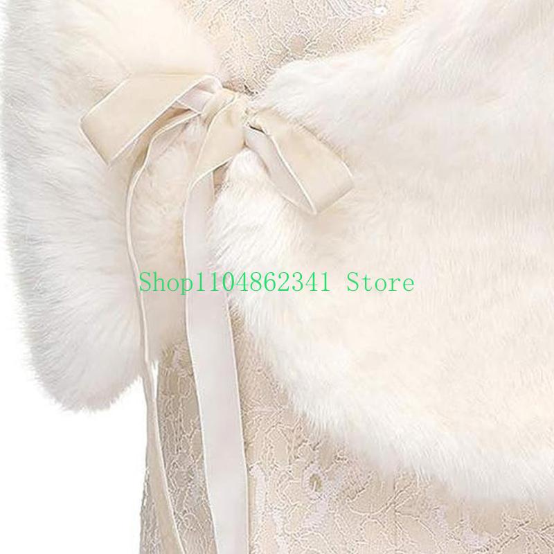 652F وشاح متطور من الفراء الصن - مراجعة Stole Wedding Shawl وسعره