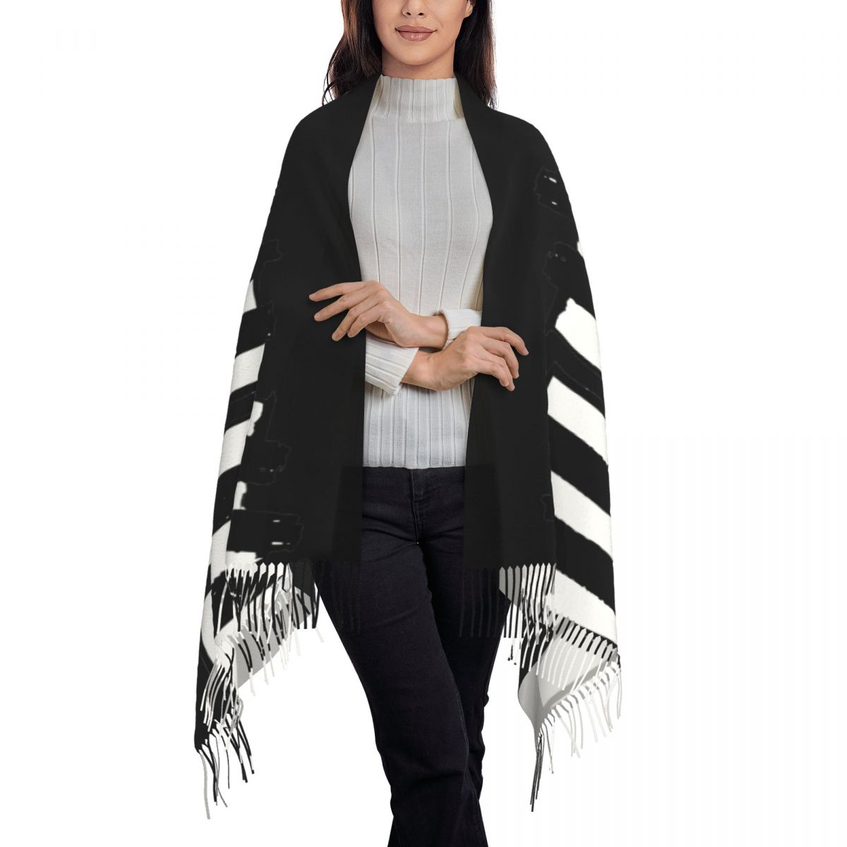 أضيق الحدود مفاتيح البيانو وشا - مراجعة Pashmina Wrap Large وسعره
