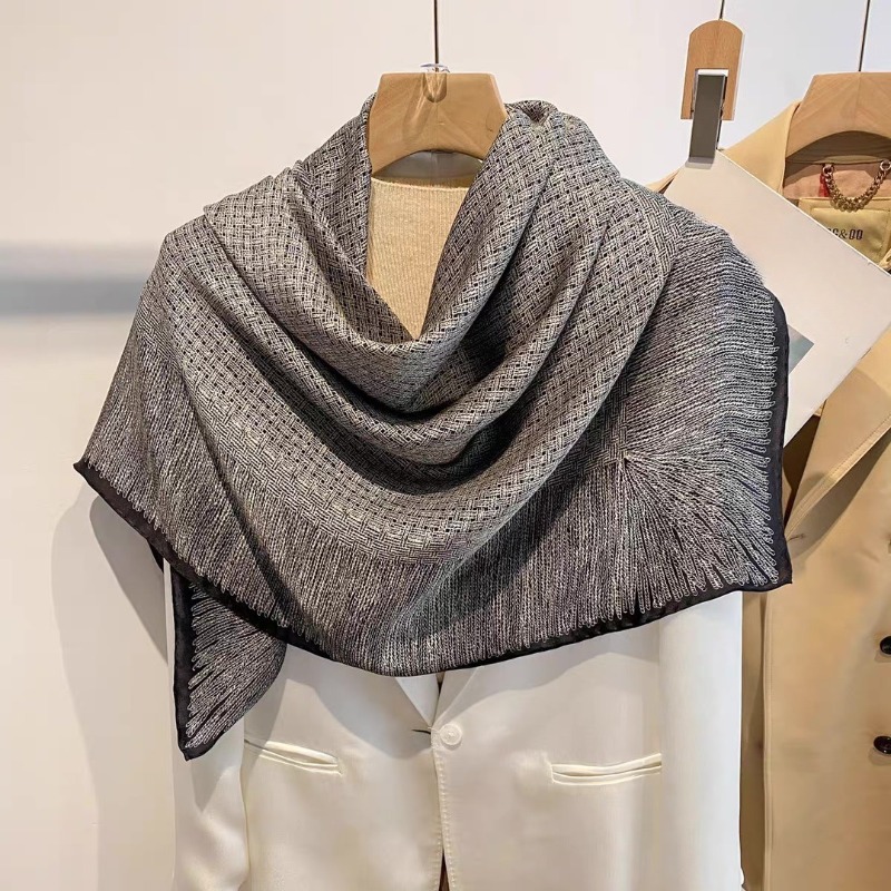 وشاح حرير طبيعي كبير الحجم 110 - مراجعة Pashmina Wrap Large وسعره