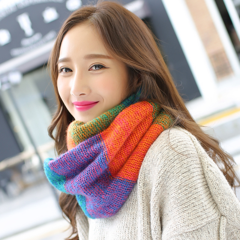 فيسروفر اللون والأوشحة النساء  - مراجعة Infinity Scarf Knit وسعره