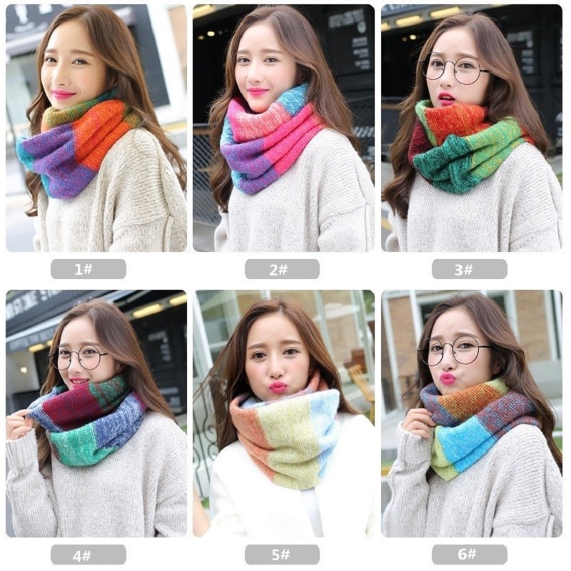 فيسروفر اللون والأوشحة النساء  - مراجعة Infinity Scarf Knit وسعره