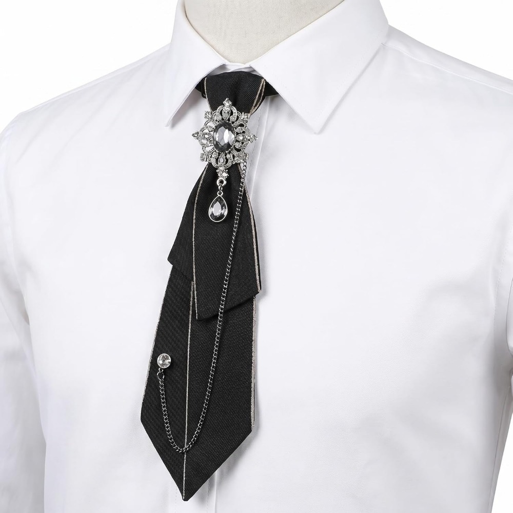 ربطات عنق مرصعة بالأحجار الكري - مراجعة Bow Tie Pre Tied وسعره