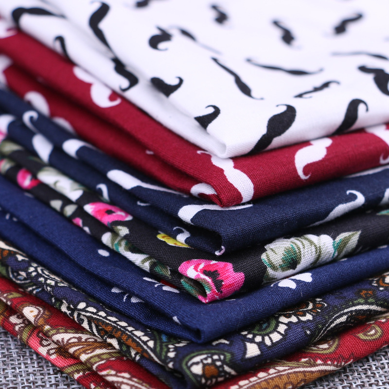 منديل مطبوع على شكل زهور مربعة - مراجعة Handkerchief Cotton Men وسعره