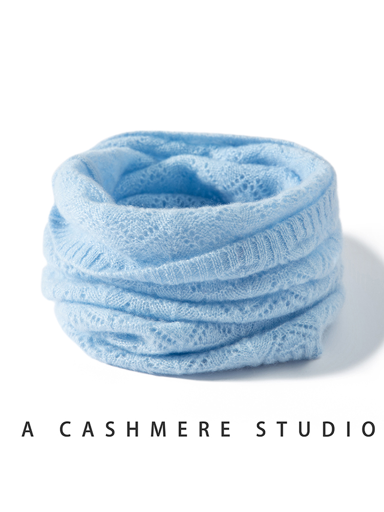 وشاح نسائي 100% كشمير بتصميم ف - مراجعة Infinity Scarf Knit وسعره