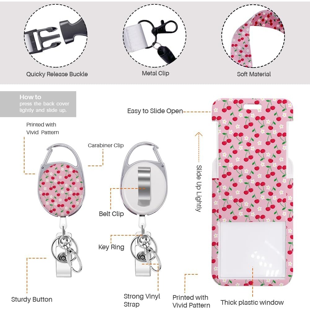 حامل بطاقة هوية عمودي بتصميم ز - مراجعة Lanyard Badge Holder وسعره