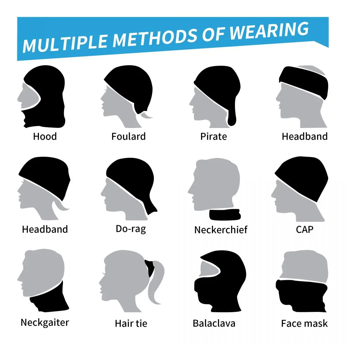 مخصص الساخن لعبة البنغو باندان - مراجعة Neck Warmer Tube وسعره