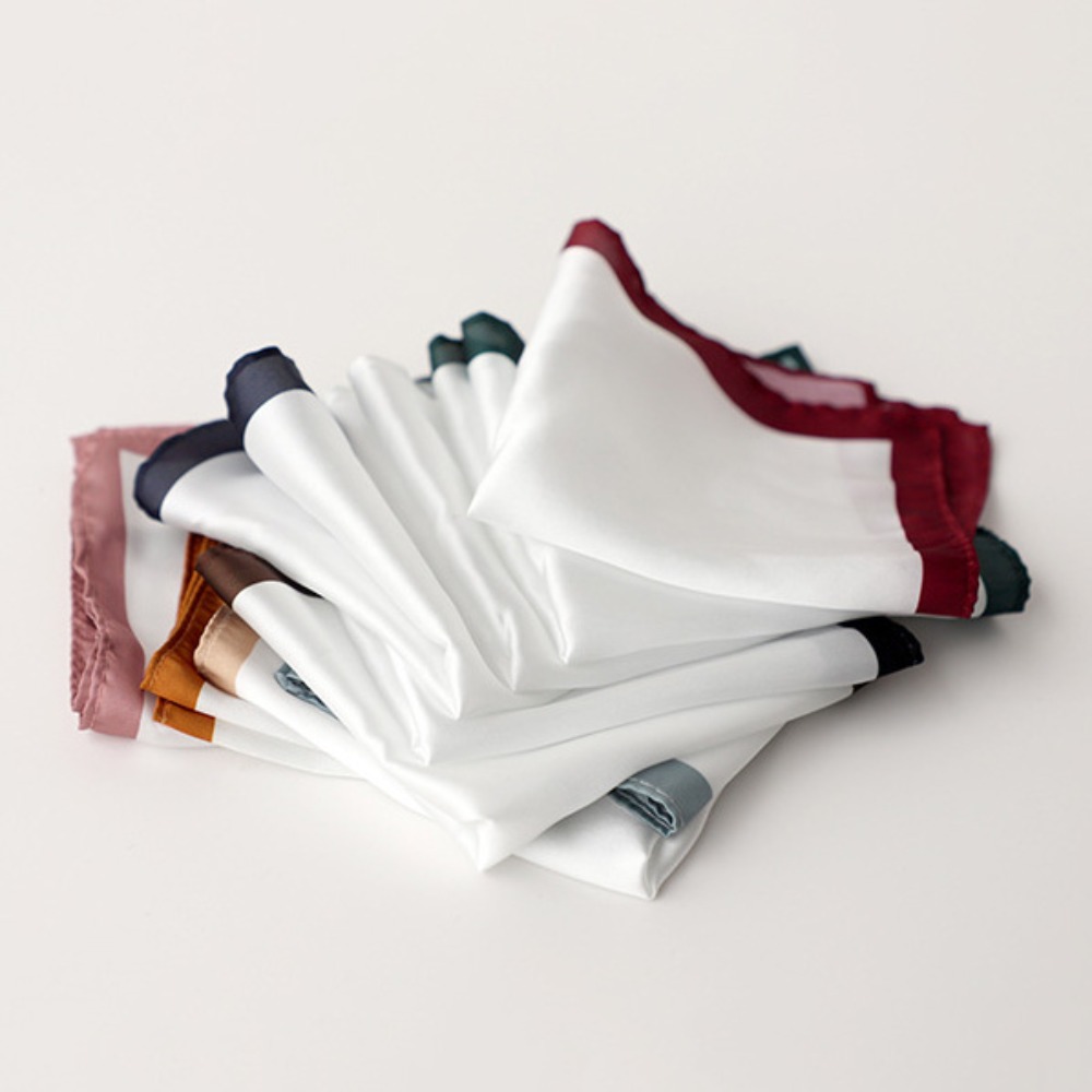 منديل جيب أنيق للرجال على الطر - مراجعة Pocket Square Set وسعره