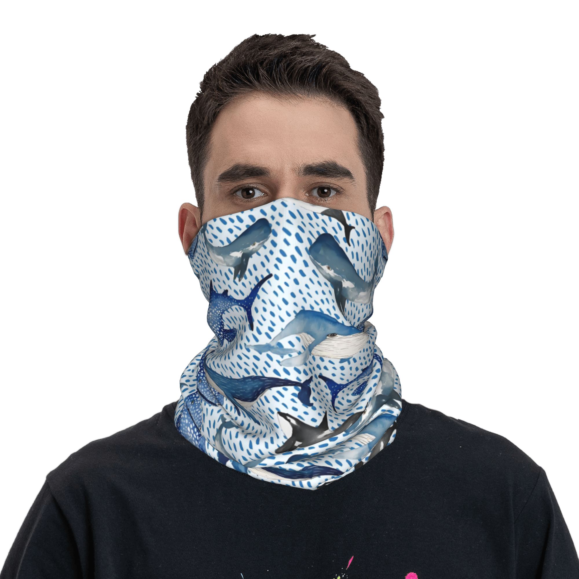 مخصص الأزرق المائية القرش الشت - مراجعة Neck Warmer Tube وسعره