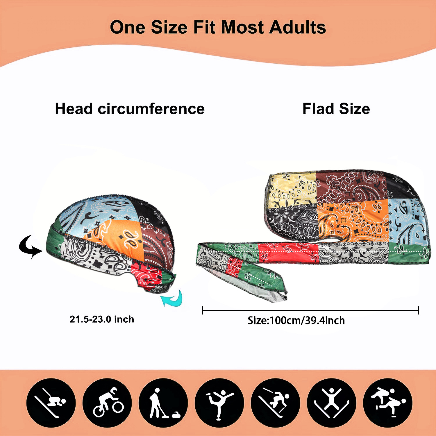 Pisley Printing Silky Durags B - مراجعة Bandana Doo Rag وسعره