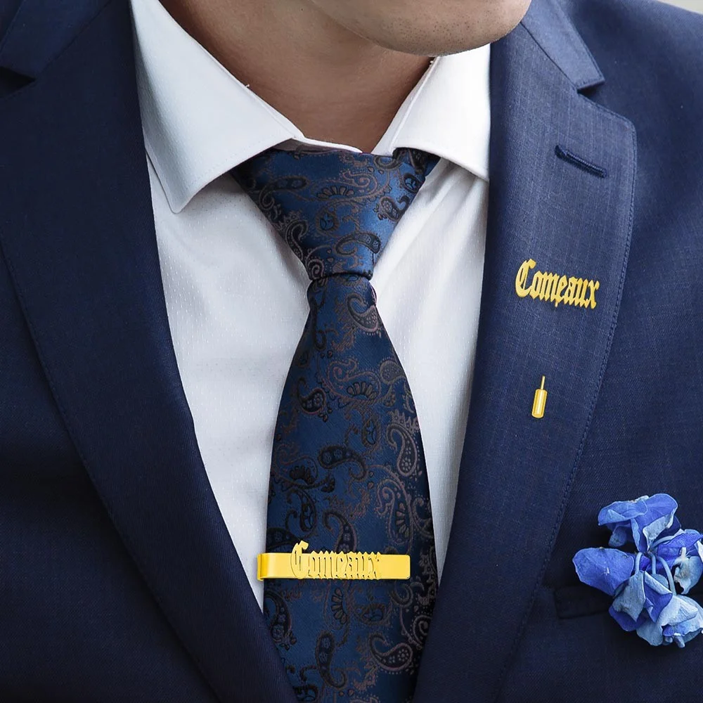 أزرار أكمام شخصية/دبوس التلبيب - مراجعة Tie Bar Set Gift وسعره