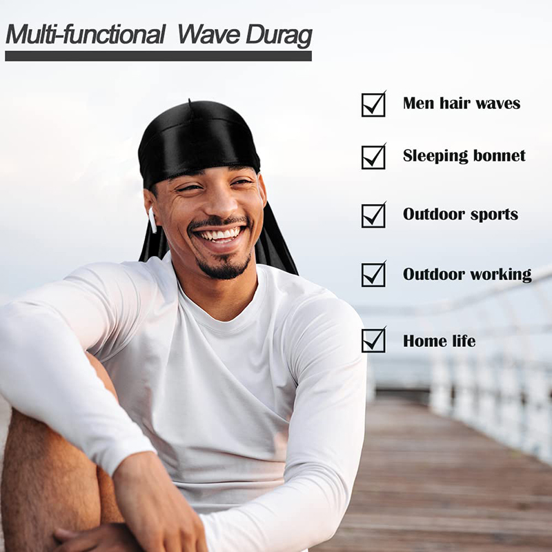الساتان Durag للرجال والنساء ، - مراجعة Bandana Doo Rag وسعره