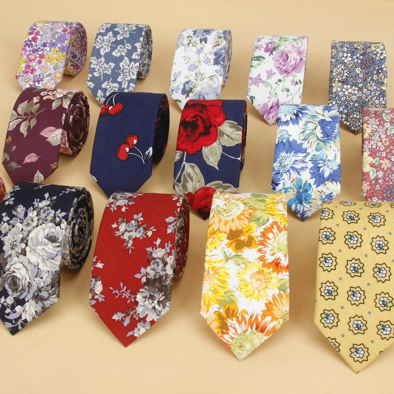 العلامة التجارية جديد الأزهار  - مراجعة Skinny Tie Men وسعره
