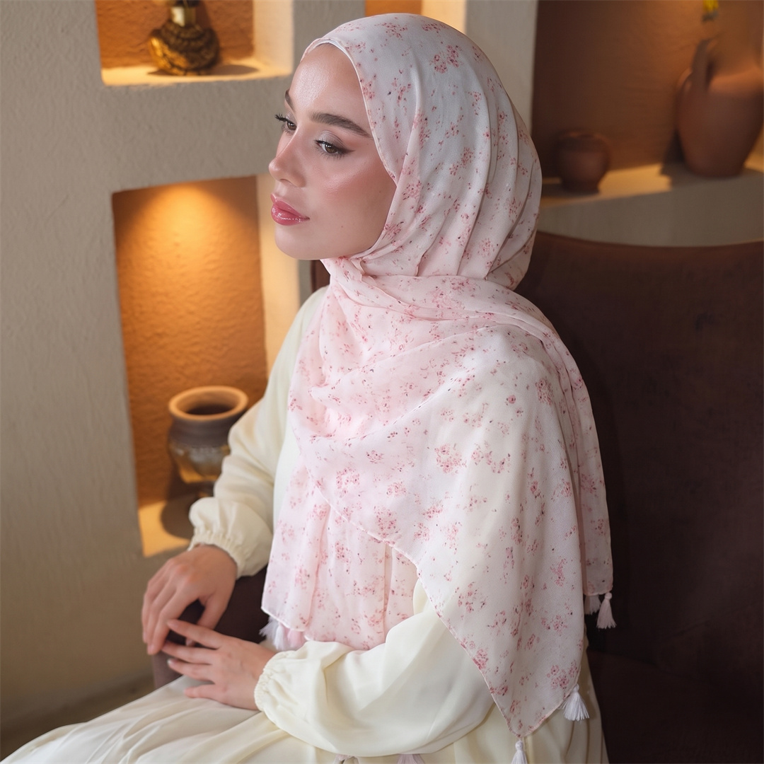 حجاب نسائي عصري بشراشيب، وشاح  - مراجعة Face Scarf Mask وسعره