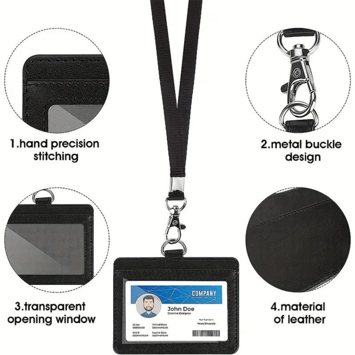 قطعة واحدة من حامل شارة الهوية - مراجعة Lanyard Badge Holder وسعره