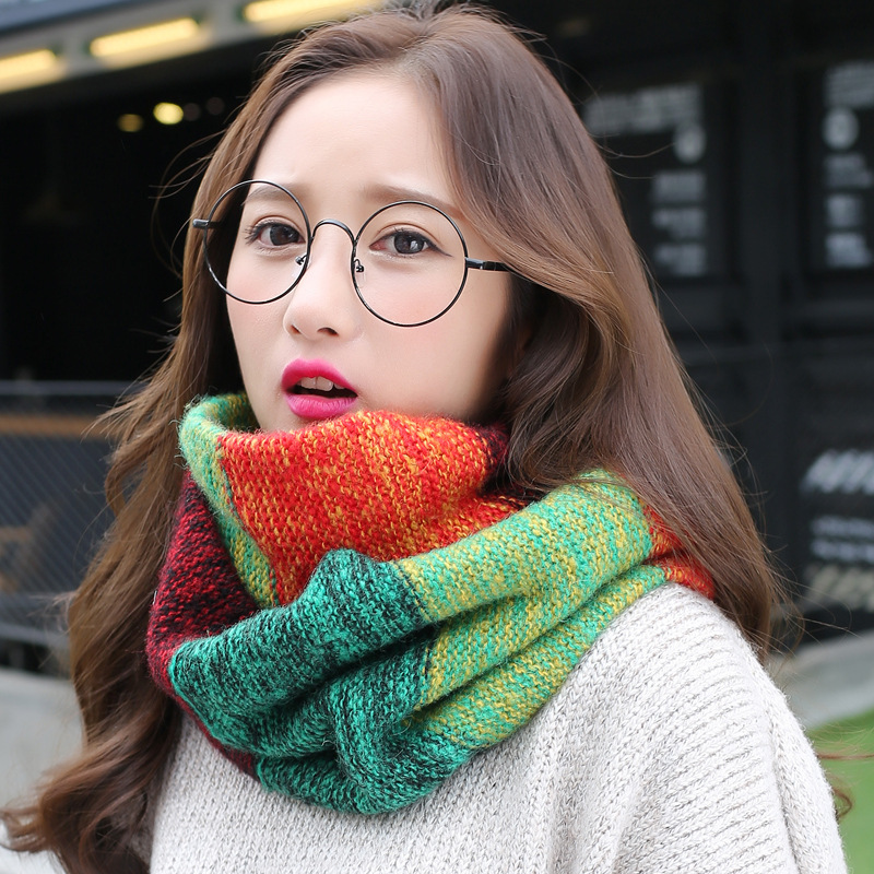 إنفينيتي قوس قزح محبوك الأوشحة - مراجعة Infinity Scarf Knit وسعره