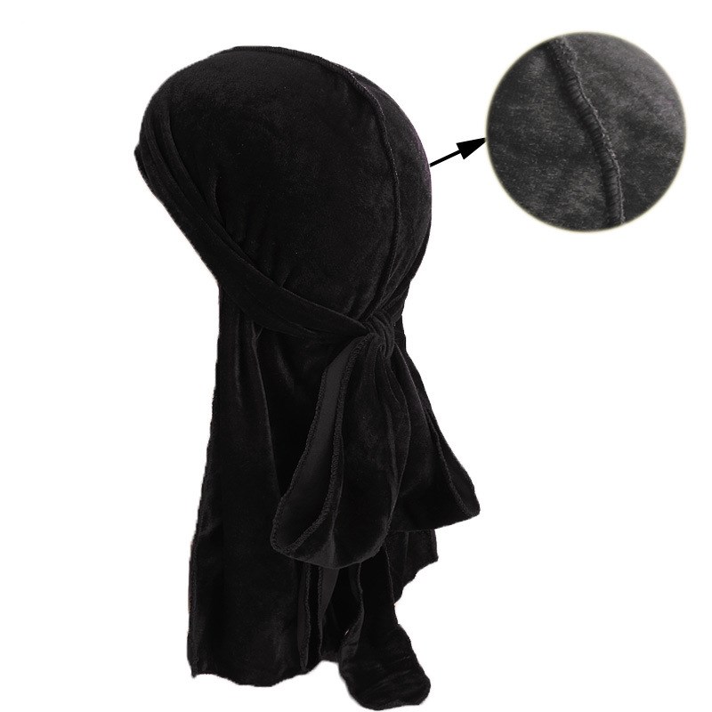 جديد الفاخرة الرجال المخملية D - مراجعة Bandana Doo Rag وسعره