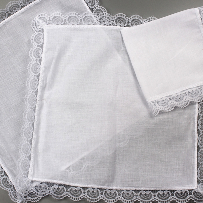 D0UB منديل أبيض خفيف الوزن مصن - مراجعة Handkerchief Cotton Men وسعره