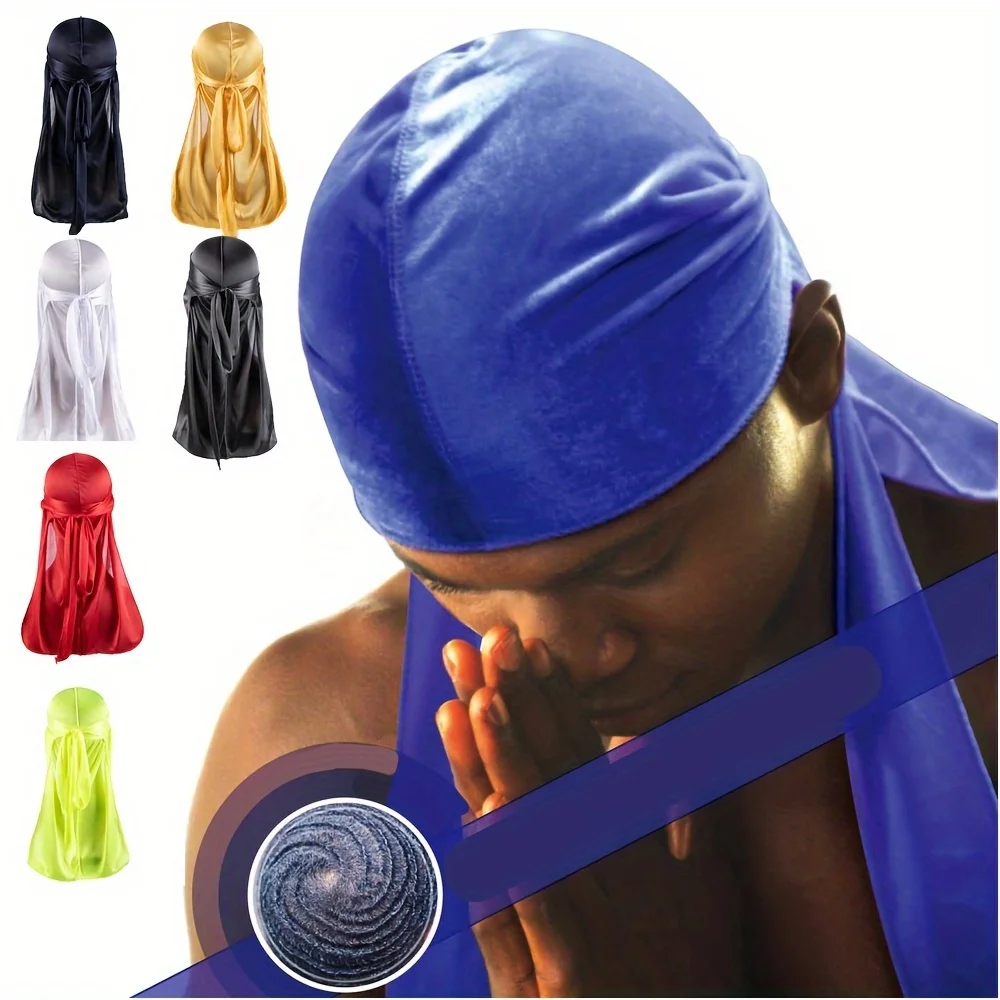قبعة دوريغ حريرية للرجال، بوني - مراجعة Bandana Doo Rag وسعره
