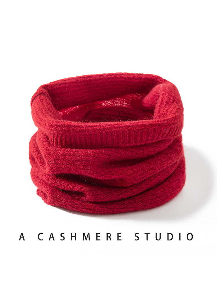 وشاح رقبة من الكشمير الخالص 10 - مراجعة Infinity Scarf Knit وسعره