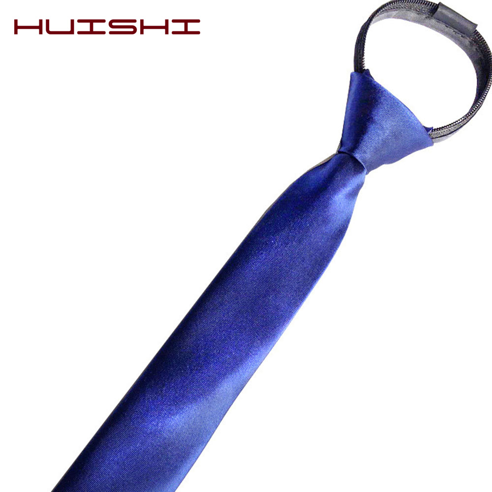 HUISHI ربطات عنق بسحاب مربوط م - مراجعة Skinny Tie Men وسعره