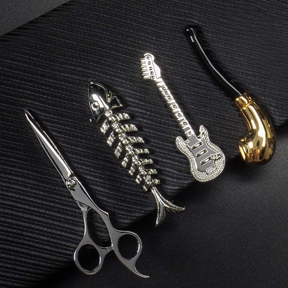 مشبك ربطة عنق فضي معدني بتصميم - مراجعة Tie Clip Silver وسعره