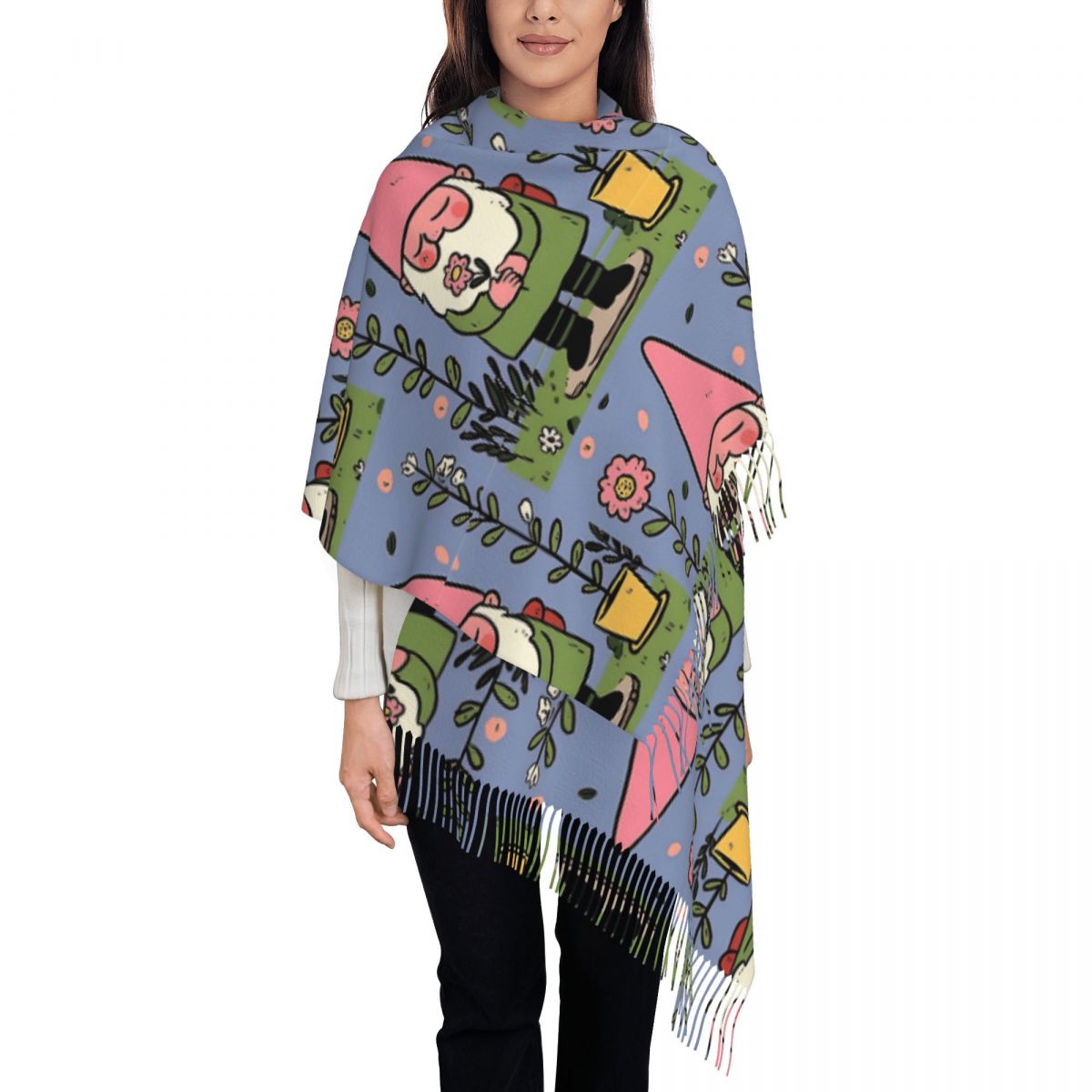 شالات جنوم للحديقة الأسطورية ي - مراجعة Pashmina Wrap Large وسعره