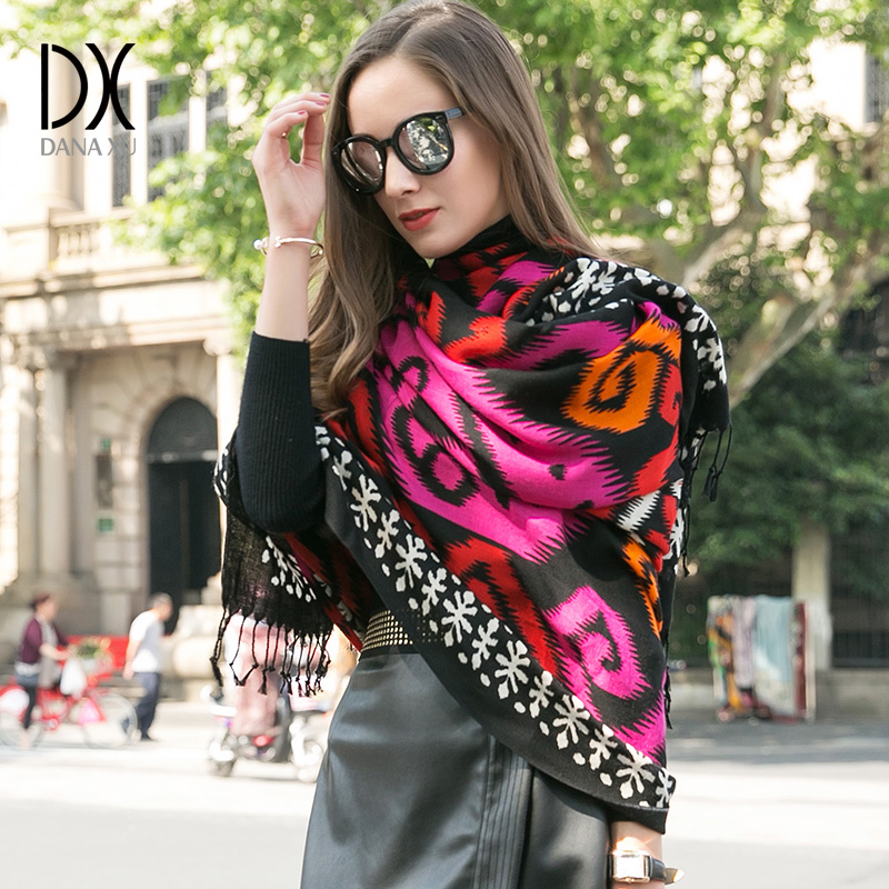 موضة أوشحة وشالات النساء الفاخ - مراجعة Pashmina Wrap Large وسعره