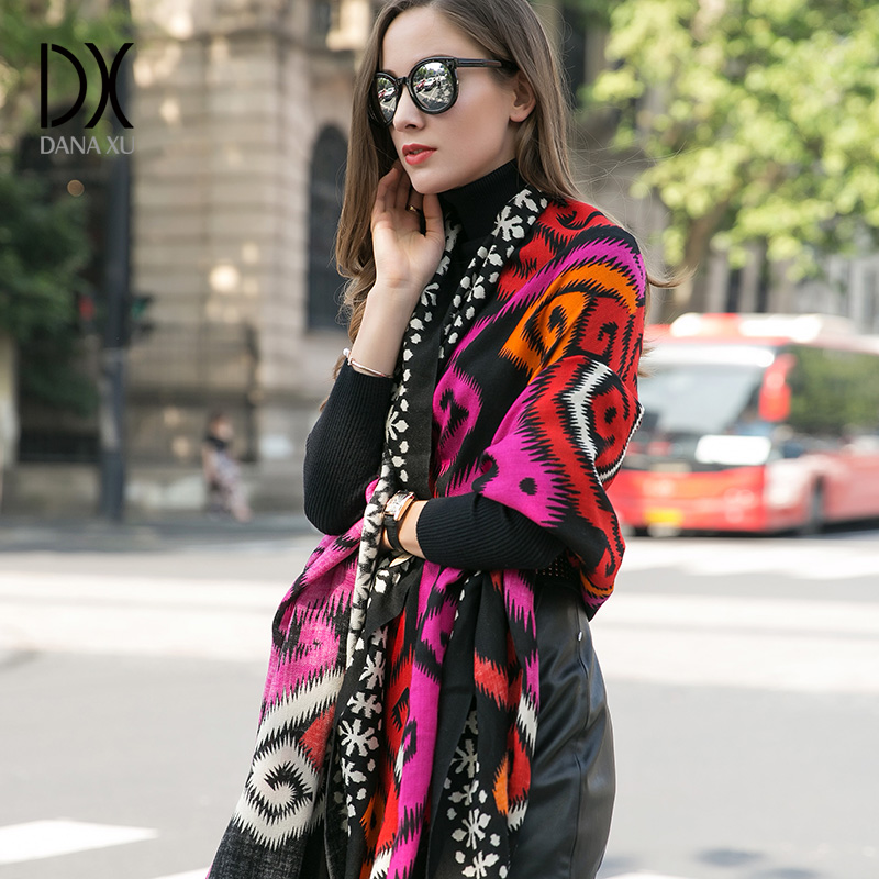 موضة أوشحة وشالات النساء الفاخ - مراجعة Pashmina Wrap Large وسعره