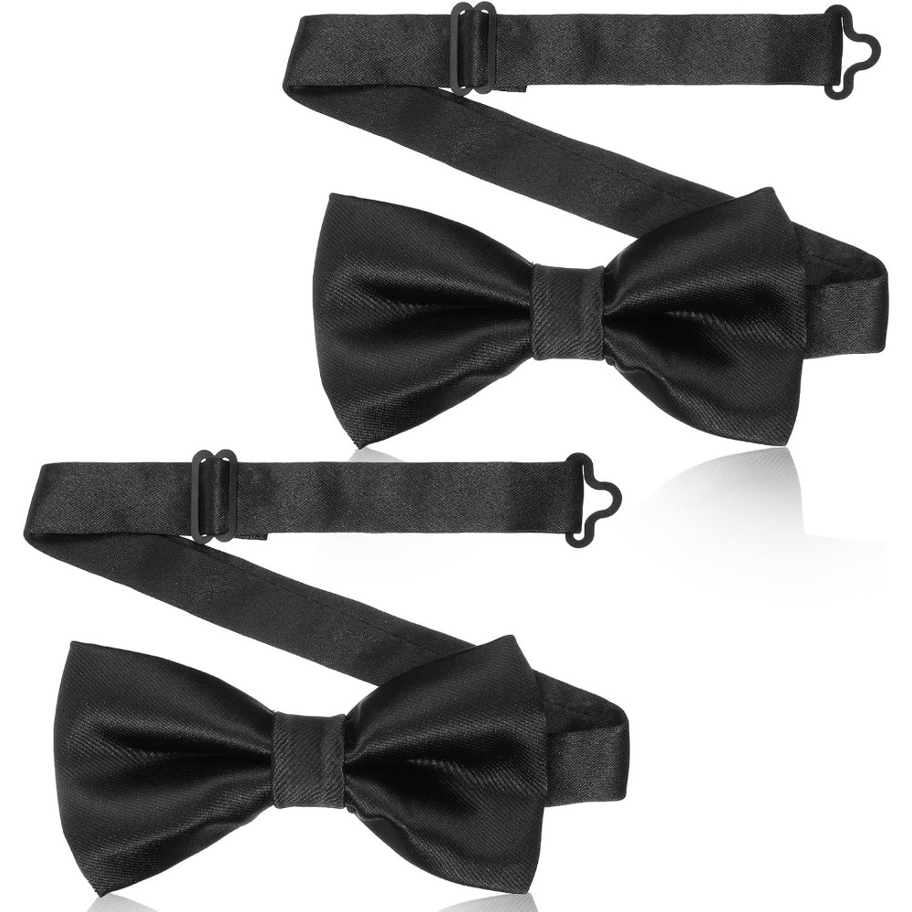 ربطات عنق سوداء من قطعتين، ربط - مراجعة Bow Tie Pre Tied وسعره