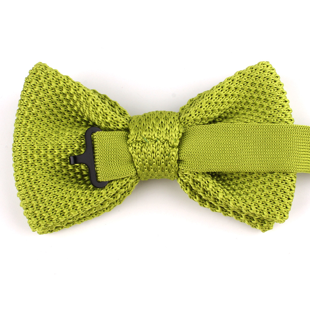 جديد الرجال الصلبة محبوك ربطة  - مراجعة Bow Tie Pre Tied وسعره