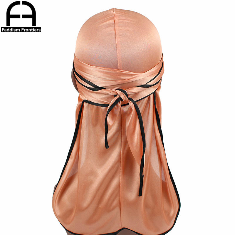 جديد موضة الرجال الساتان Durag - مراجعة Bandana Doo Rag وسعره