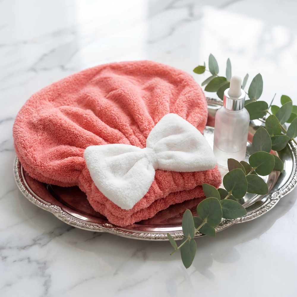 قبعة تجفيف الشعر من الألياف ال - مراجعة Head Wrap Turban وسعره