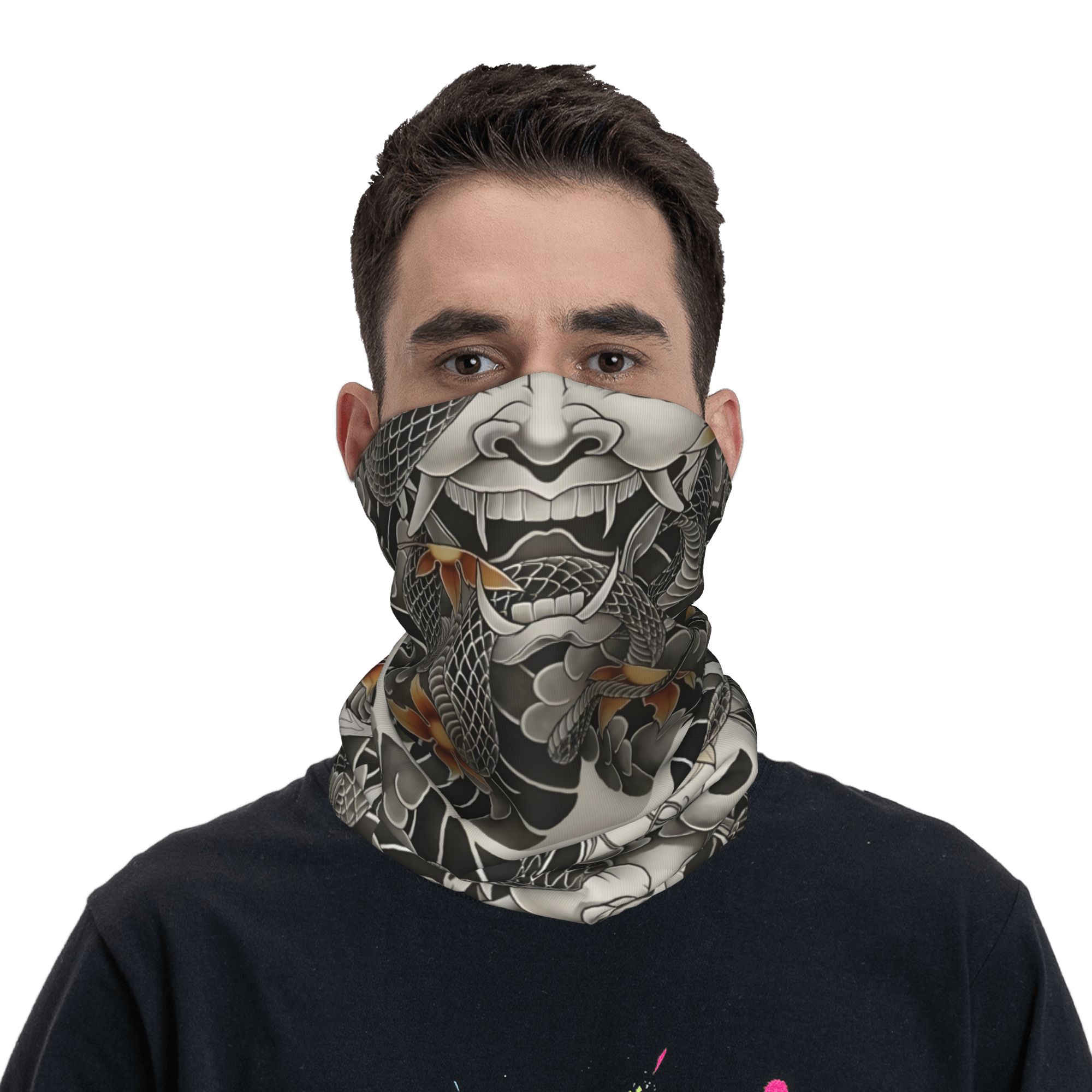 مخصص الساموراي أوني شيطان باند - مراجعة Neck Warmer Tube وسعره
