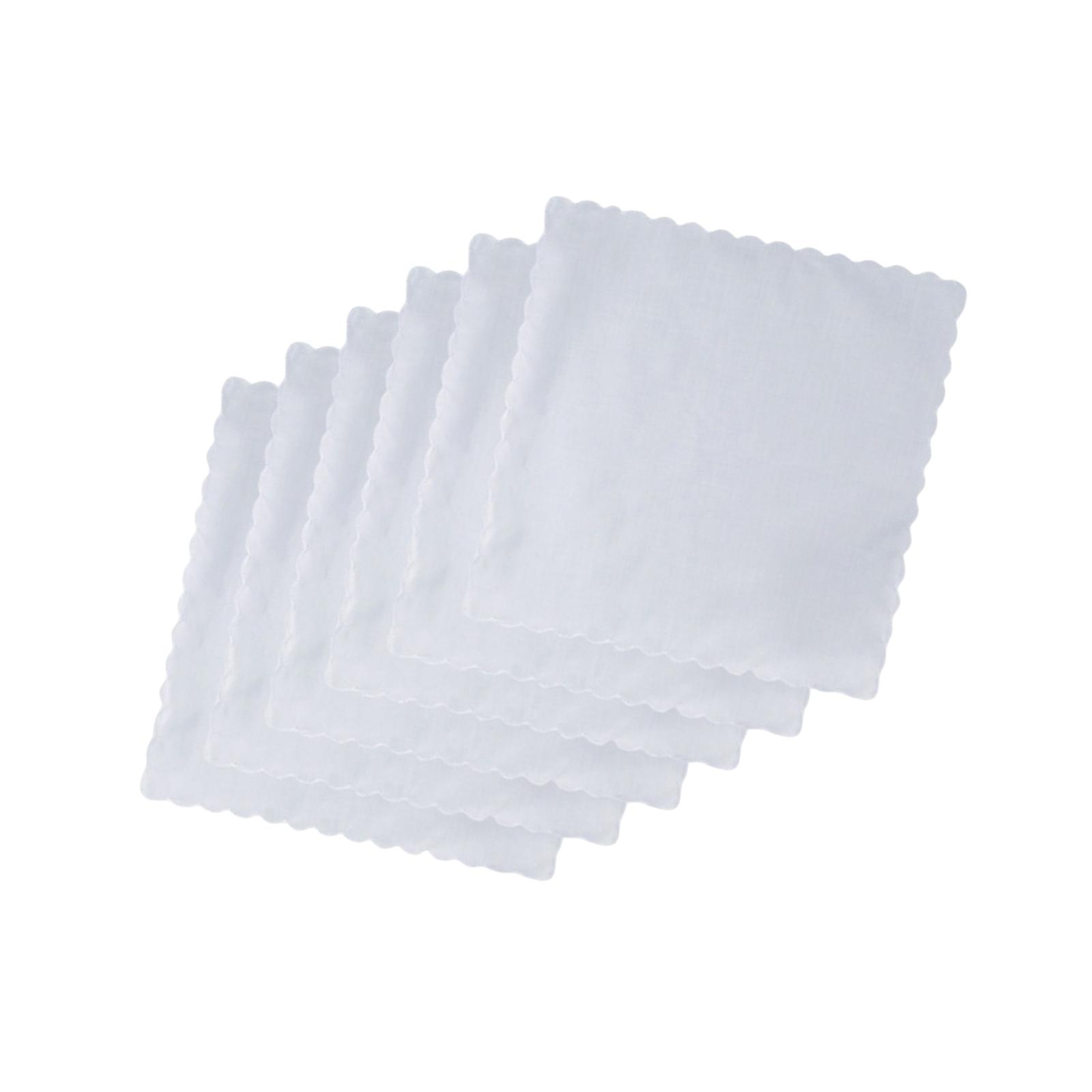 6x مناديل قطنية للرجال مناسبة  - مراجعة Handkerchief Cotton Men وسعره