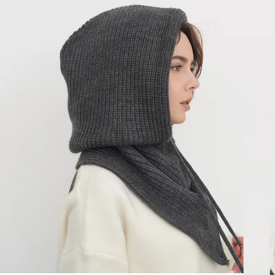 قبعة نسائية محبوكة مع وشاح - ق - مراجعة Infinity Scarf Knit وسعره