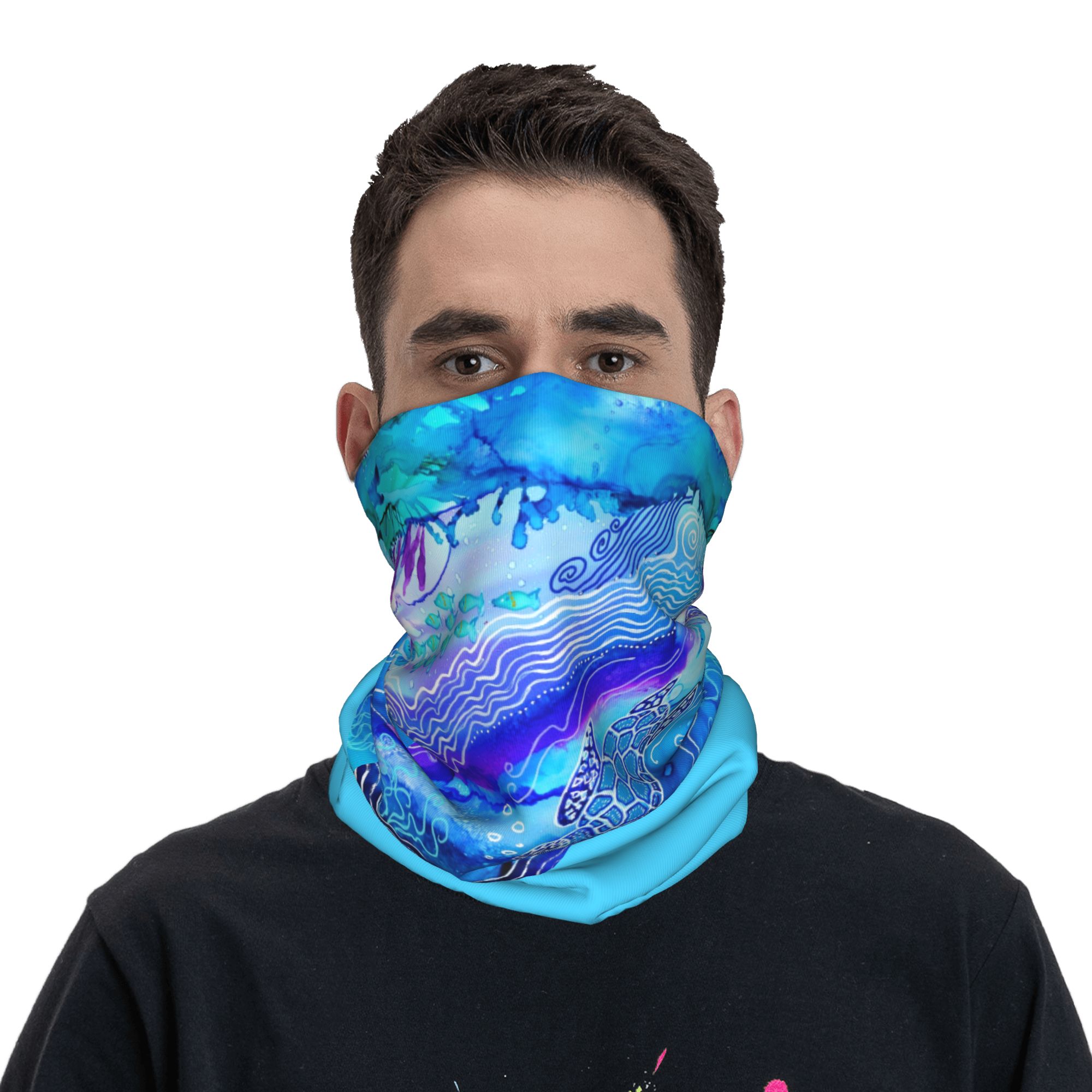 ربطة رأس شتوية مخصصة بتصميم سل - مراجعة Neck Warmer Tube وسعره
